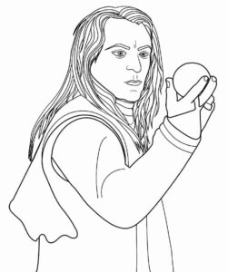 Desenho de Harry Potter Desenho Colorir Imprimir 32