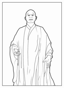 Desenho de Harry Potter Desenho Colorir Imprimir 33
