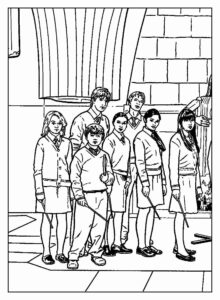 Desenho de Harry Potter Desenho Colorir Imprimir 38