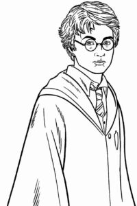 Desenho de Harry Potter Desenho Colorir Imprimir 39