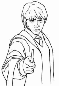 Desenho de Harry Potter Desenho Colorir Imprimir 41