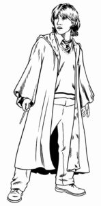Desenho de Harry Potter Desenho Colorir Imprimir 42