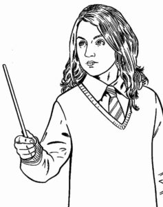 Desenho de Harry Potter Desenho Colorir Imprimir 43