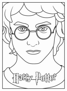 Desenho de Harry Potter Desenho Colorir Imprimir 49