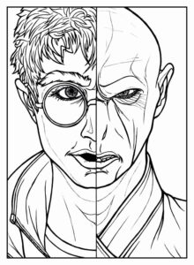 Desenho de Harry Potter Desenho Colorir Imprimir 51