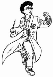 Desenho de Harry Potter Desenho Colorir Imprimir 52