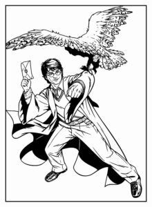 Desenho de Harry Potter Desenho Colorir Imprimir 53