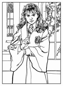 Desenho de Harry Potter Desenho Colorir Imprimir 54