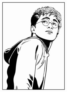 Desenho de Harry Potter Desenho Colorir Imprimir 55