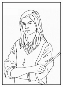 Desenho de Harry Potter Desenho Colorir Imprimir 57