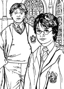 Desenho de Harry Potter Desenho Colorir Imprimir 63