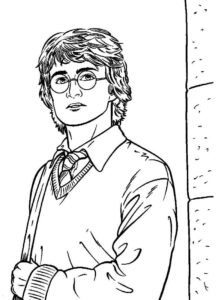 Desenho de Harry Potter Desenho Colorir Imprimir 64