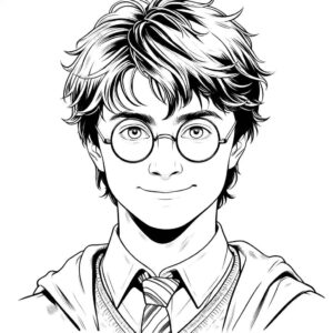Desenho de Harry Potter Desenho Colorir Imprimir 69