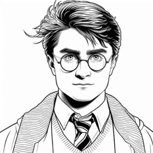 Desenho de Harry Potter Desenho Colorir Imprimir 72