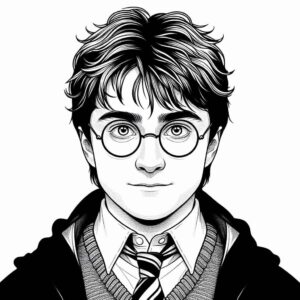 Desenho de Harry Potter Desenho Colorir Imprimir 73