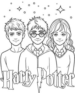 Desenho de Harry Potter Desenho Colorir Imprimir 74