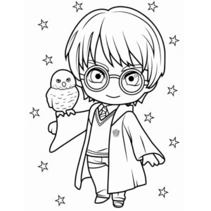 Desenho de Harry Potter Desenho Colorir Imprimir 77