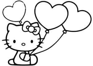 Desenho de Hello Kitty Desenho Colorir Imprimir 05