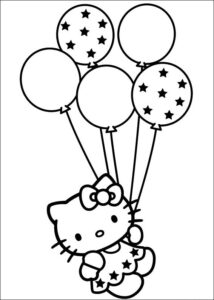 Desenho de Hello Kitty Desenho Colorir Imprimir 10