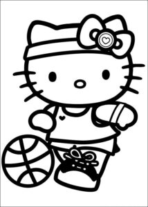 Desenho de Hello Kitty Desenho Colorir Imprimir 12