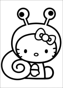 Desenho de Hello Kitty Desenho Colorir Imprimir 16