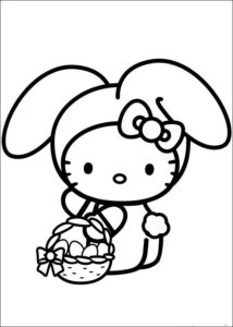 Desenho de Hello Kitty Desenho Colorir Imprimir 18
