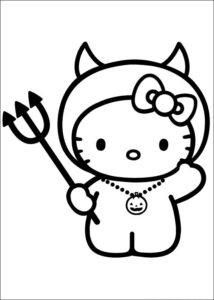 Desenho de Hello Kitty Desenho Colorir Imprimir 20