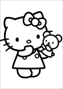 Desenho de Hello Kitty Desenho Colorir Imprimir 31
