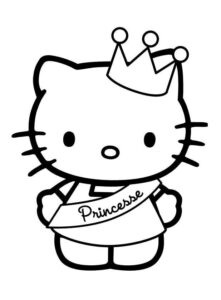 Desenho de Hello Kitty Desenho Colorir Imprimir 32