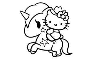 Desenho de Hello Kitty Desenho Colorir Imprimir 33