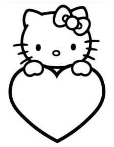 Desenho de Hello Kitty Desenho Colorir Imprimir 35