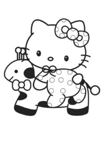 Desenho de Hello Kitty Desenho Colorir Imprimir 39