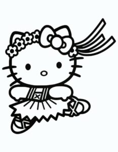 Desenho de Hello Kitty Desenho Colorir Imprimir 40