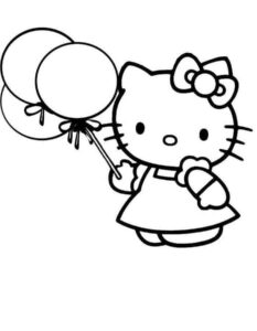 Desenho de Hello Kitty Desenho Colorir Imprimir 42