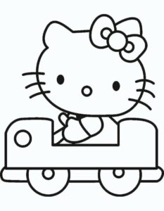Desenho de Hello Kitty Desenho Colorir Imprimir 44