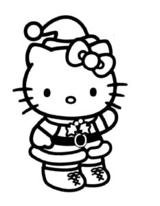 Desenho de Hello Kitty Desenho Colorir Imprimir 46