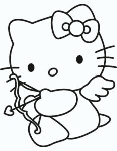 Desenho de Hello Kitty Desenho Colorir Imprimir 50