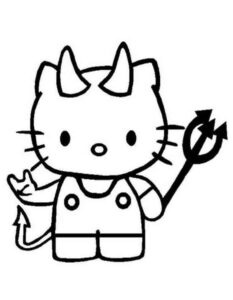 Desenho de Hello Kitty Desenho Colorir Imprimir 51