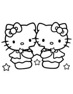 Desenho de Hello Kitty Desenho Colorir Imprimir 53