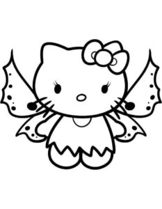 Desenho de Hello Kitty Desenho Colorir Imprimir 54