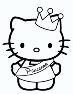 Desenho de Hello Kitty Desenho Colorir Imprimir 62