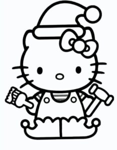 Desenho de Hello Kitty Desenho Colorir Imprimir 63