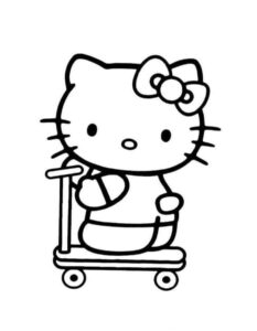 Desenho de Hello Kitty Desenho Colorir Imprimir 65