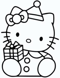 Desenho de Hello Kitty Desenho Colorir Imprimir 67