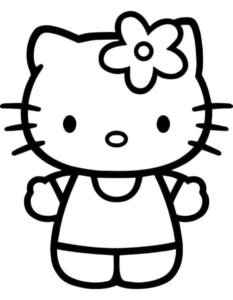 Desenho de Hello Kitty Desenho Colorir Imprimir 75