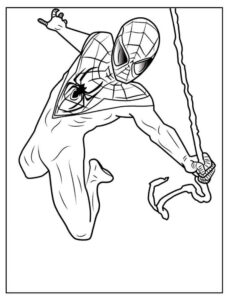 Desenho de Homem Aranha Imprimir 104