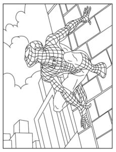 Desenho de Homem Aranha Imprimir 107