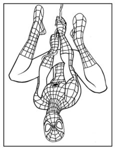 Desenho de Homem Aranha Imprimir 109