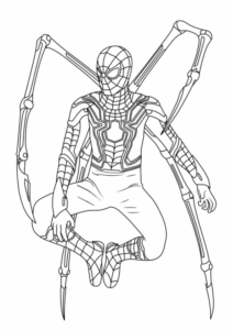 Desenho de Homem Aranha Imprimir 11