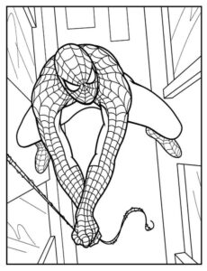 Desenho de Homem Aranha Imprimir 110